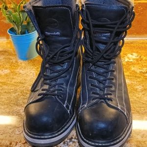 Stomper steel toe boots